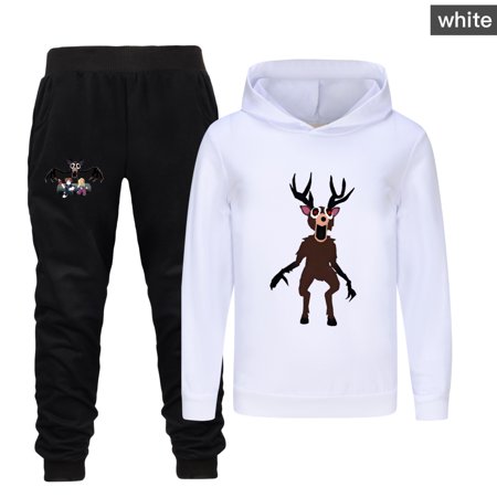 Kids 99 Nights In The Forest Hoodies and Trousers 2Pcs Set 99 Nights In The Forest Sweatshirts Set for Boys Girls