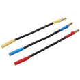 thumbnail image 1 of 3Pcs RC Toy 4mm Banana Plug Extension Cable, 13cm Length RC Toy Heat  Banana Plug Cable For RC Toy, 1 of 8