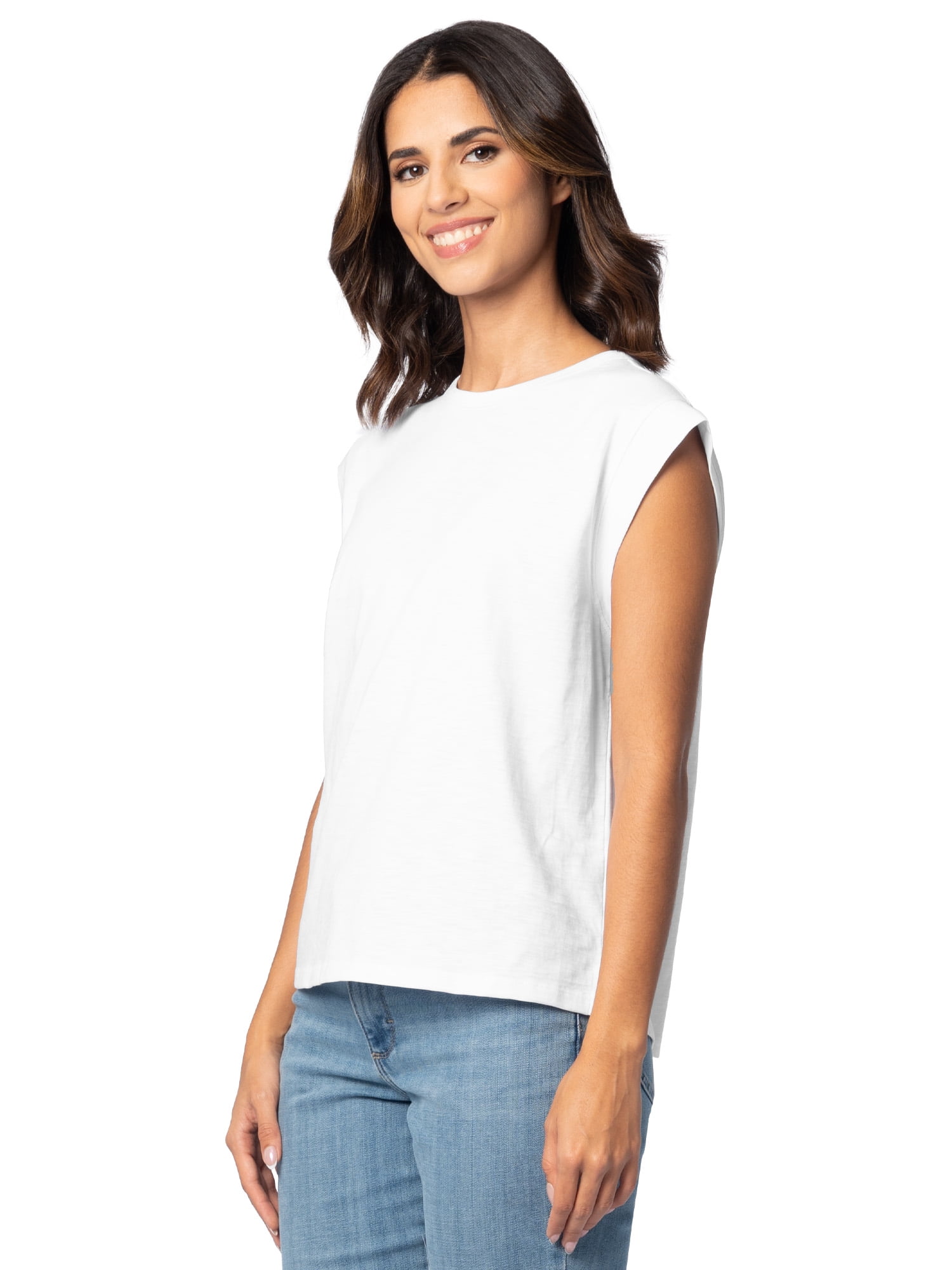 Time and Tru Women's Muscle Tee, Sizes XS-XXXL