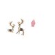 thumbnail image 5 of Elegante Adorno De Tarro De Cerámica Con Forma De Reno, Figura Decorativa De Ciervo Con Tapa Floral, Ideal Para Sala De Estar, Oficina, Fiesta., 5 of 8
