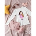 thumbnail image 3 of Girl With A Teddy Long Sleeve Toddler -Image by Shutterstock,  5 Toddler, 3 of 4