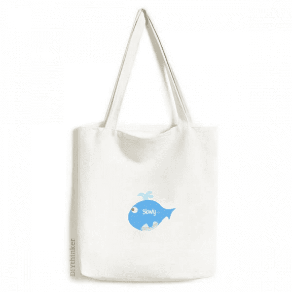 Whale Abysmal Sea Art Deco Fashion Tote Canvas Bag Shopping Satchel Casual Handbag