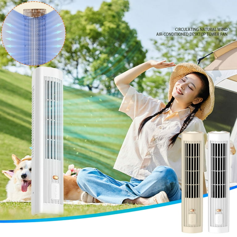 Desktop Remote Control Tower Fan USB Charging Home Silent Electric Fan Office Vertical Table Fan Summer Sale Savings Products
