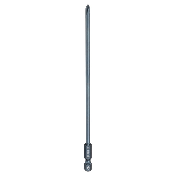 Uxcell #1 Punta de destornillador Phillips PH1 1/4" Hexagonal 6" (150mm) de largo, Brocas Magnéticas S2 Acero para herramientas eléctricas, Azul
