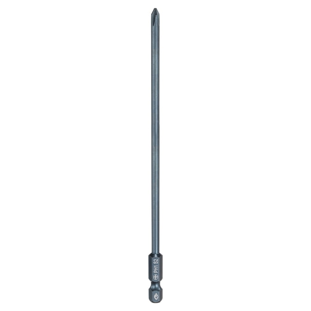 Uxcell #1 Punta de destornillador Phillips PH1 1/4" Hexagonal 6" (150mm) de largo, Brocas Magnéticas S2 Acero para herramientas eléctricas, Azul