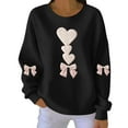 thumbnail image 4 of Vetsdori Pullover Shirts for Women Valentine Valentine's Days Tops, Gifts for Girlfriend Love Heart Womens Sweatshirts, 4 of 4