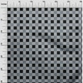 thumbnail image 2 of oneOone Polyester Lycra Gray Fabric Gingham Check Craft Projects Decor Fabric Printed By The Yard 56 Inches Wide, 2 of 4
