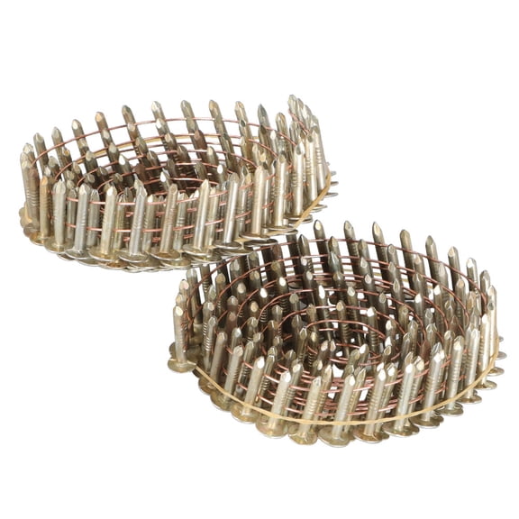 labwork Galvanized Coil Roofing Nail 3/8" Head Diameter 7200Pcs 7/8"×0.12" 15Deg