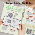 thumbnail image 3 of LAICAIW Mini Pocket Sticker Printer-T02 Sticker Maker Machine Mini Printer, Portable Smart Photo Printer for iPhone, Compatible with iOS&Android, Receipt Mobile Printer for Study, Journal, Notes, 3 of 7