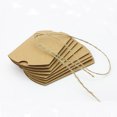 thumbnail image 4 of MasteelfCA 50pcs Pillow Candy Boxes Craft Paper Candy Gift Boxes Wedding Party Favor (with Hemp Rope), 4 of 4