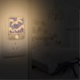 thumbnail image 2 of Yayeee LED Night Lights with Motion Detectors Auto Dusk to Dawn Light Sensors, 2 Pack, Blue Wave Pattern, 2 of 7