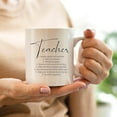 thumbnail image 2 of Teacher Appreciation Gifts Coffee Mugs Mug,Thank You Gifts for Teachers,End of Year Teacher Gifts,Teacher Definition Meaning Double Side Printed Ceramic Mug Cup 11 Ounce, 2 of 3