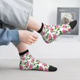 thumbnail image 2 of Pofeuu Rose Flowers Print 30cm Socks, Adult Running Hiking Socks for Youth and Adult, 2 of 7
