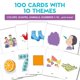thumbnail image 4 of Tarjetas didácticas en español para niños: 100 primeras palabras en español con audio en línea - Aprenda colores, formas, números del 1 al 10, animales y más palabras cotidianas para principiantes - 1, 4 of 5