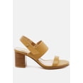 thumbnail image 2 of GERTUDE Slingback Block Heel Leather Sandal, 2 of 5
