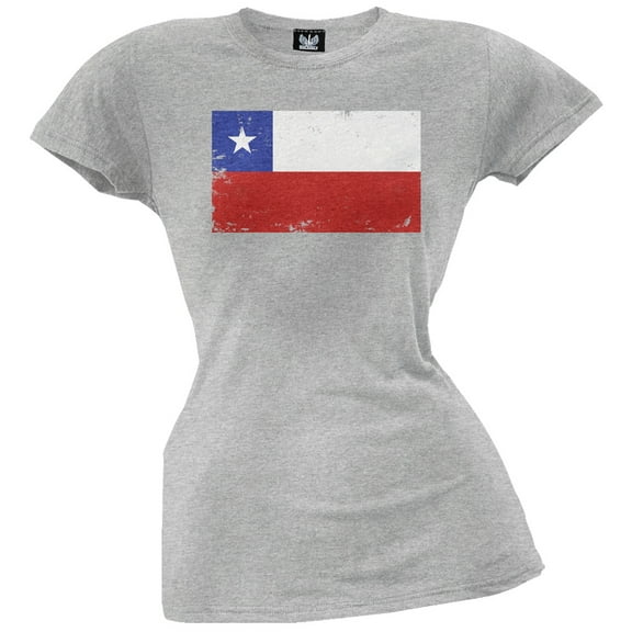 World Cup Chile Distressed Flag Juniors T-Shirt - Small