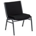 thumbnail image 1 of HERCULES Series Big & Tall 1000 lb. Rated Black Fabric Stack Chair, 1 of 9