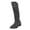 Gray, variant on Willtoo Women Pointed Toe Block Heel Knee High Boots Comfort Low Heel Fashion Long Boots for Autumn Winter Daily Wear & Outdoor Activities