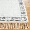 thumbnail image 3 of SAFAVIEH Casablanca Sharyl Diamond Cotton Area Rug, Ivory/Grey, 8' x 10', 3 of 8