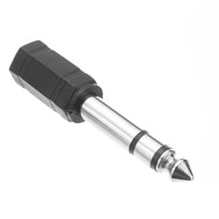 0.25 Inch Female Adapter - Cable Wholesale 30S1-14200 0.25 in. Stereo Male to 3.5mm Stereo Female Adapter