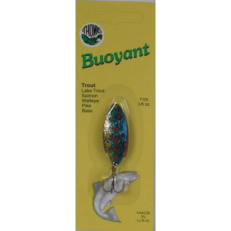 Thomas Buoyant Minnow, Brown Trout, 1/6 Oz., Fishing Spoons