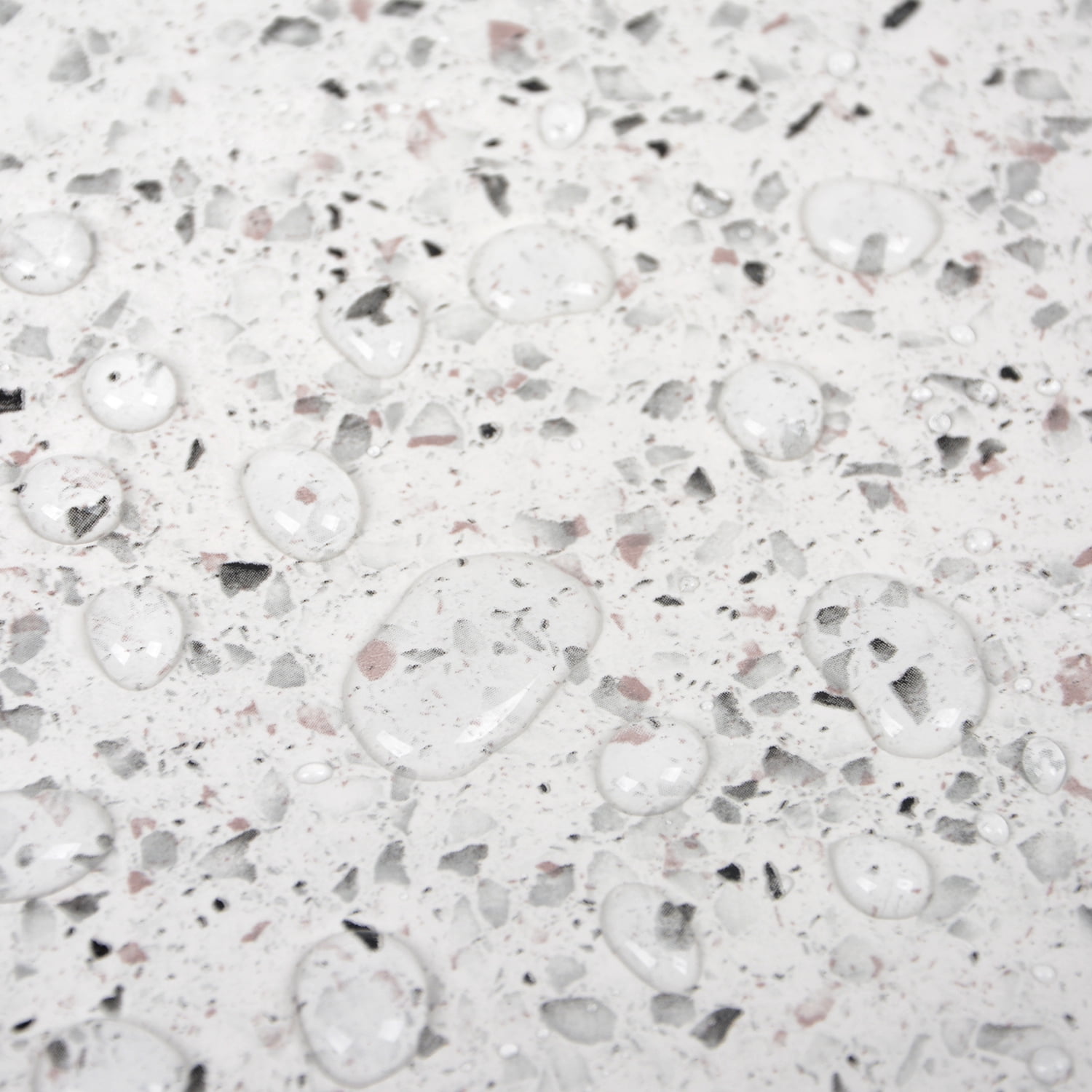 A-b-cil 394 X 16 Inch White Gray Granite Peel and Stick Countertops for Kitchen Self Adhesive Film Marble Contact Paper for Countertops Waterproof Removable Wallpaper Decor Table Desk Counter Top
