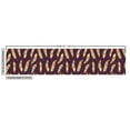 thumbnail image 3 of Feather Fabric by the Yard, Repetitive Colorful Motifs Print, Decorative Upholstery Fabric for Sofas and Home Accents, Dark Mauve Pastel Brown by Ambesonne, 3 of 5