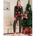 thumbnail image 3 of Conjunto de pijamas a juego para la familia 2024, pijama con estampado de Papá Noel y ciervo navideño, conjunto de ropa para adultos y niños, mono de bebé y ropa para perros, 3 of 5