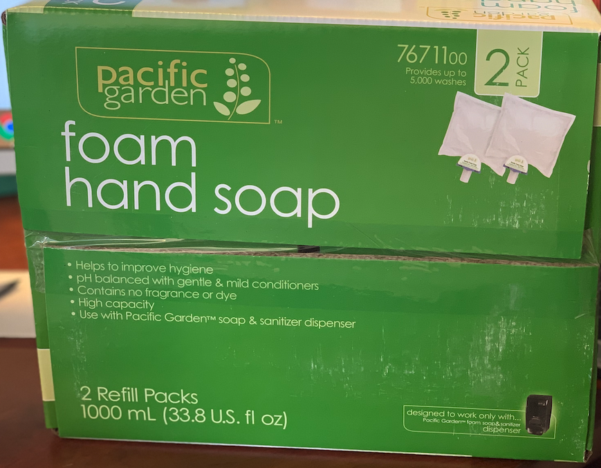 Pacific Garden Foam Hand Soap Refills, 1000 mL, 2 ct