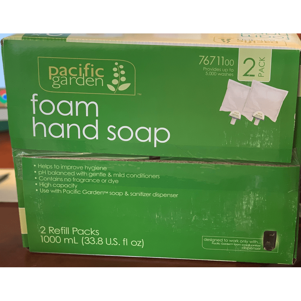 Pacific Garden Foam Hand Soap Refills, 1000 mL, 2 ct