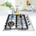 thumbnail image 2 of Gas Cooktop with 4 Burners – 3kW High-Powered Burner, Cast Iron Grates, Energy-Efficient, Automatic Safe Ignition, Multi-Angle Pot Fixation for Even Cooking and Convenient Multitasking, 2 of 6
