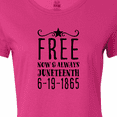 thumbnail image 4 of Inktastic Free- Now and Always- Juneteenth 6-19-1865 Women's T-Shirt, 4 of 5