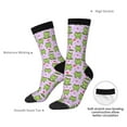 thumbnail image 4 of Disketp Happy Frogs1 Unisex Crew Socks Lightweight Breathable Ventilation Ankle Socks, Mid-calf socks for Daily, 4 of 6