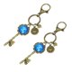 thumbnail image 1 of Keychain Pendant Keyring Key Holder Ring Decoration Gift Hanging Ornament Golden Aries For Car Keys 2Pcs, 1 of 5