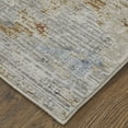 thumbnail image 2 of Feizy Sonora Modern Abstract, Ivory/Blue/Red, 7' 10" x 10' 3" Area Rug, Easy Care Stain Resistant Fade Resistant, Area Rug for Living Room and Bedroom, 2 of 7