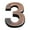 #3, variant on Ludlz Modern House Numbers - 0-9 Modern House Door Plaque Address Arabic Number Digit Plate Sign Decoration - Contemporary Home Address - Sign Plaque - Door Number