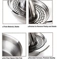 thumbnail image 3 of Professional stainless steel manual juicer lime orange juicer lemon juicer fruit juicer with bowl home bar kitchen, 3 of 5