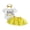 White Yellow, variant on Infant Baby Girl 1/2 Half Birthday Outfit Half Way To One Outfit Letter Bee Print Short Sleeve Romper Bow Tulle Tutu Skirt Set Headband 3 Pcs Summer Clothes