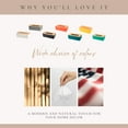thumbnail image 7 of Gray Tissue Box Cover with Elegant Bamboo Top, 7 of 7