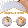thumbnail image 3 of TABLZONE 24Pcs Mousse Cake Base Silver 12Inch for Party Cakes, 3 of 7