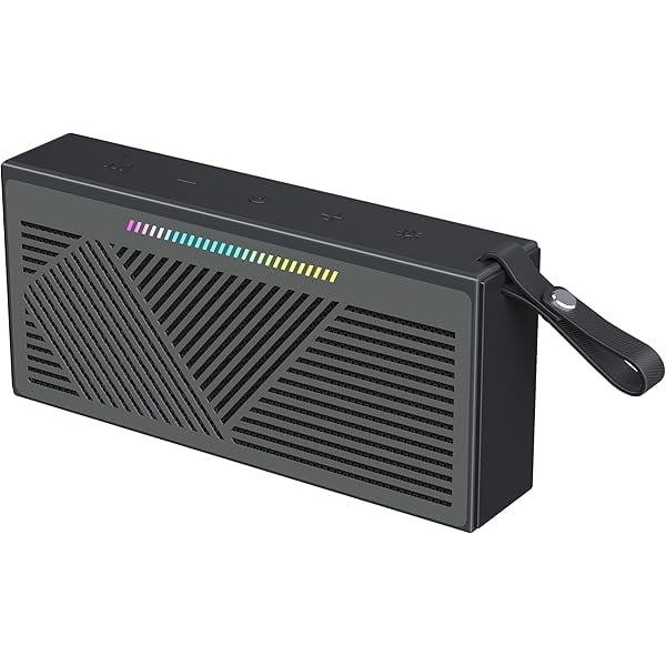 wonima11 Bluetooth Speaker Wireless Portable IPX5 Waterproof for Home Party Outdoor Beach, Black