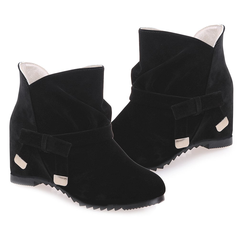 heel boots short