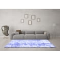 thumbnail image 3 of Ahgly Company Machine Washable Indoor Rectangle Abstract Blue Modern Area Rugs, 7' x 9', 3 of 4