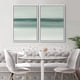 thumbnail image 2 of Set de arte mural con estampado sobre lienzo SIGNWIN Modern Abstract Ocean, 2 of 7