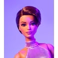 thumbnail image 3 of Barbie Looks Doll, Collectible No. 22 with Pixie Cut & Modern Y2K Fashion, Sequined Pink Halter Jumpsuit with Silver Heels, 3 of 5