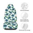 thumbnail image 4 of Fuzoiu Blue Sunflowers Print Elastic Car Seat Covers, Seat Cover Protector,Universal Fit Interior Covers for Most Cars,Washable Seat Cover Non Slip for SUV,Sedan,Van, 4 of 5
