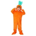 thumbnail image 5 of Ruyang Easter Outfits for Kid Boys Cute Carrot Romper Bunny Long Sleeve Hooded Jumpsuit Teen Girls Ribbed Zipper Full Length Clothes, 5 of 6