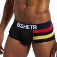 thumbnail image 6 of HUPOM Men'S Underwear Underwear For Men Pack Medium waist Comfort Waist Solid Boxer Briefs Black M, 6 of 8