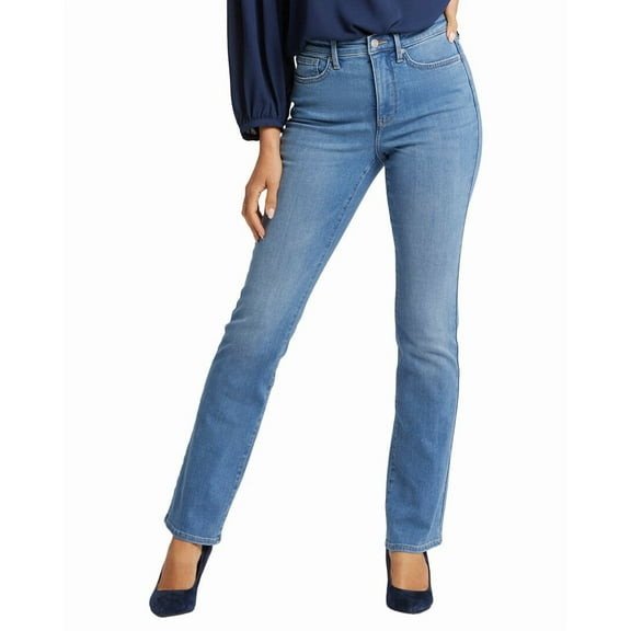 NYDJ womens  Petite Billie Water Canyon Bootcut Jean, 2P, Blue