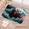 thumbnail image 5 of Yak Soft Polyester Non-Slip Machine Washable Floor Carpet Door Mat Office Rugs, 5 of 6